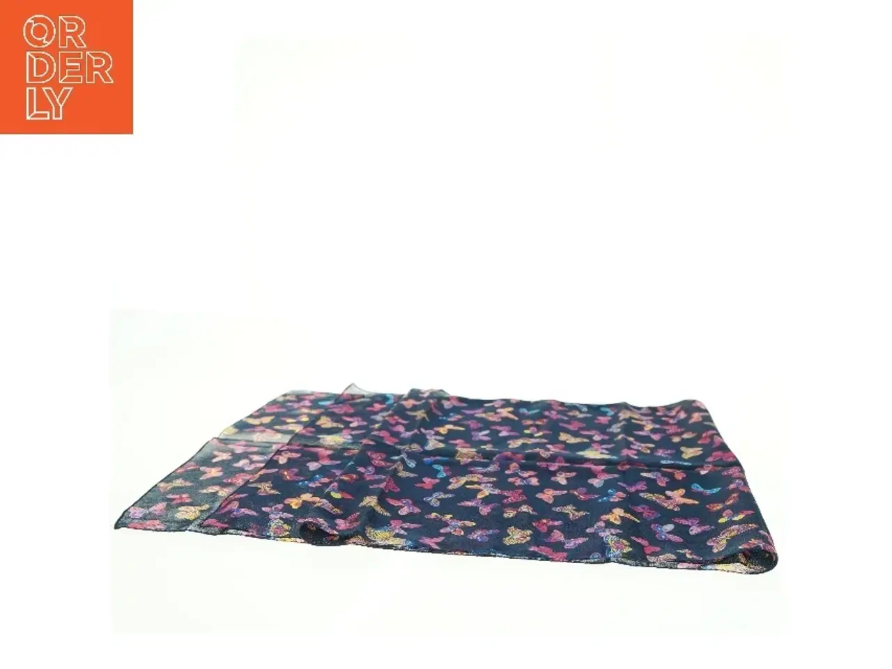 Billede 2 - Sommerfugle tørklæde (str. 160 x. 38 cm)