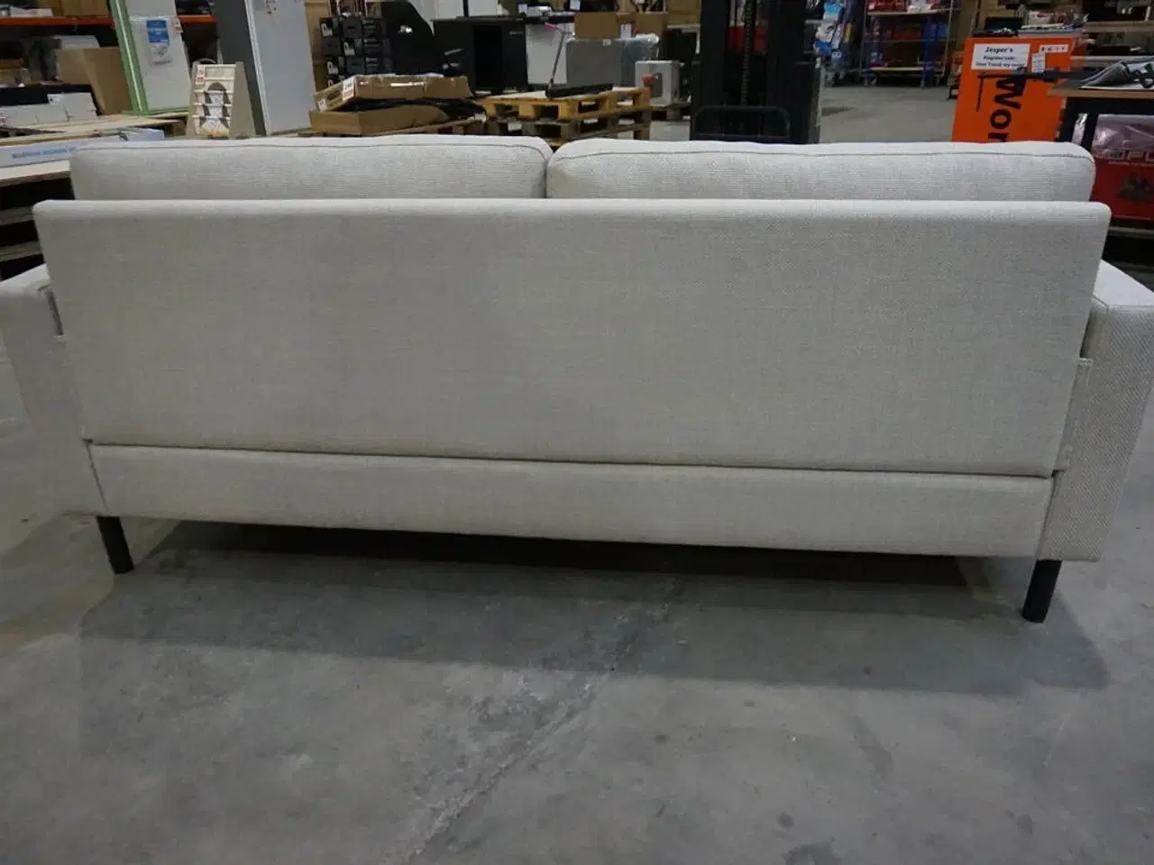 Billede 5 - Nebraska/Inge 2,5 pers sofa beige med sorte træben