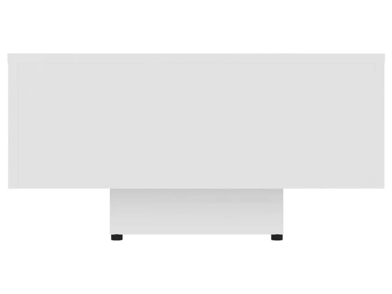 Billede 5 - Sofabord 100x49,5x31 cm konstrueret træ hvid