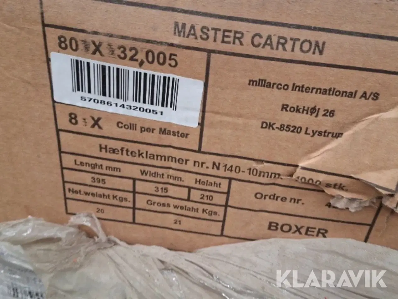 Billede 6 - Hæfteklammer Boxer N140-10mm - 3 paller