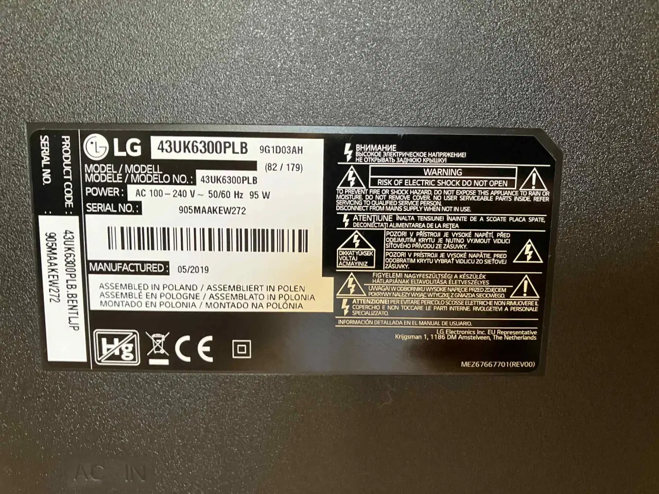 Billede 5 - LG 43UK6300PLB 43' Smart Tv