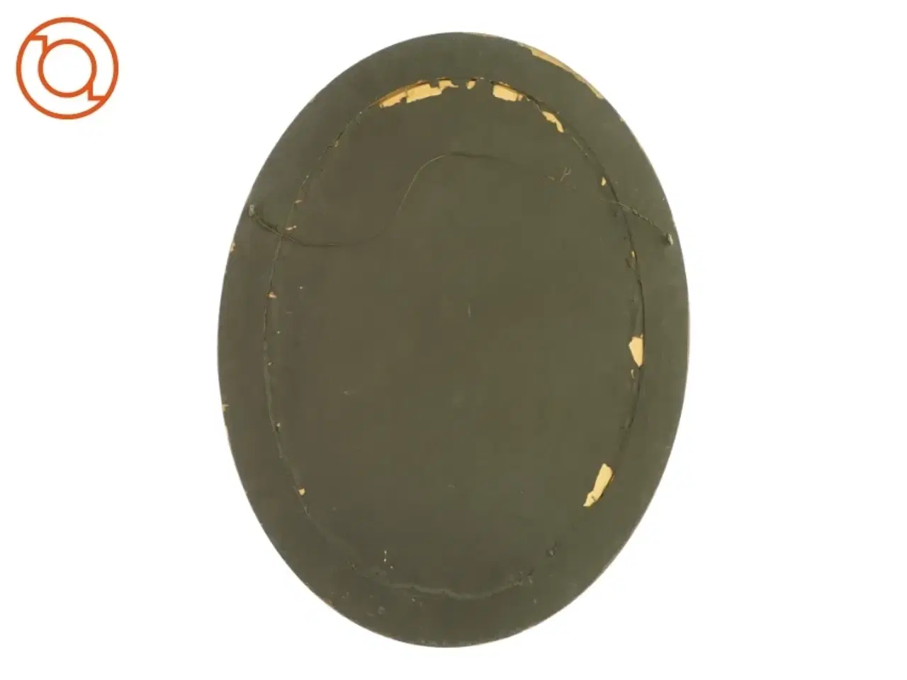 Billede 2 - Oval guldramme med foto af kvinde (str. LB 58x44,5 cm)