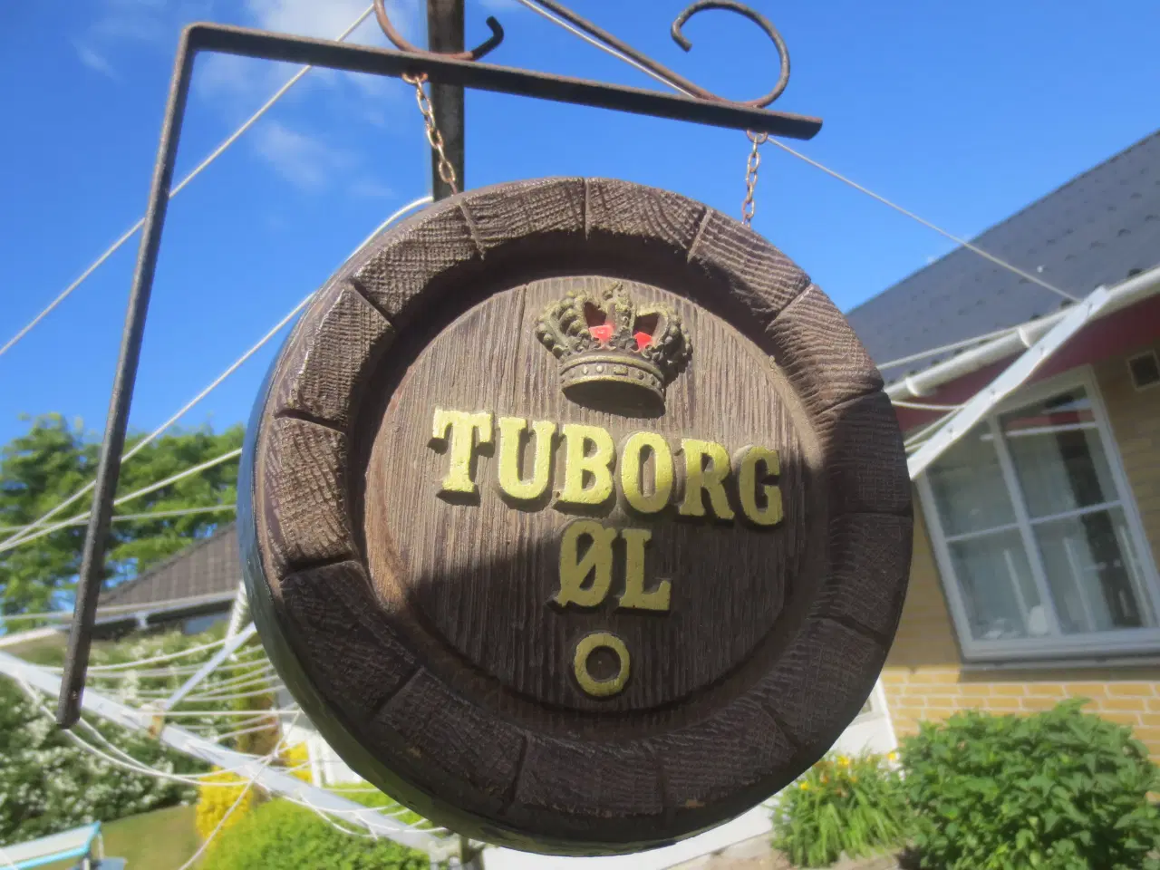 Billede 4 - 1 stk TUBORG Skilt med ophæng 