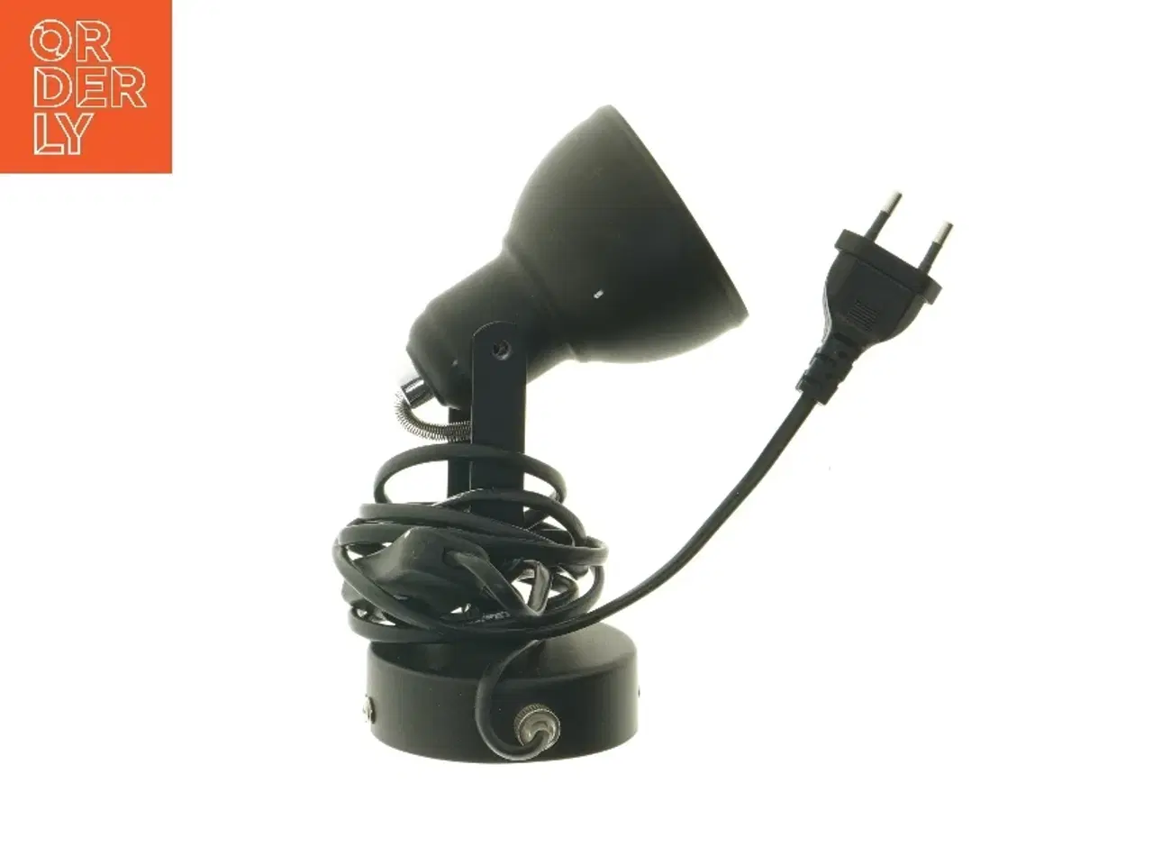 Billede 1 - Sort spotlampe (str. 18 cm)