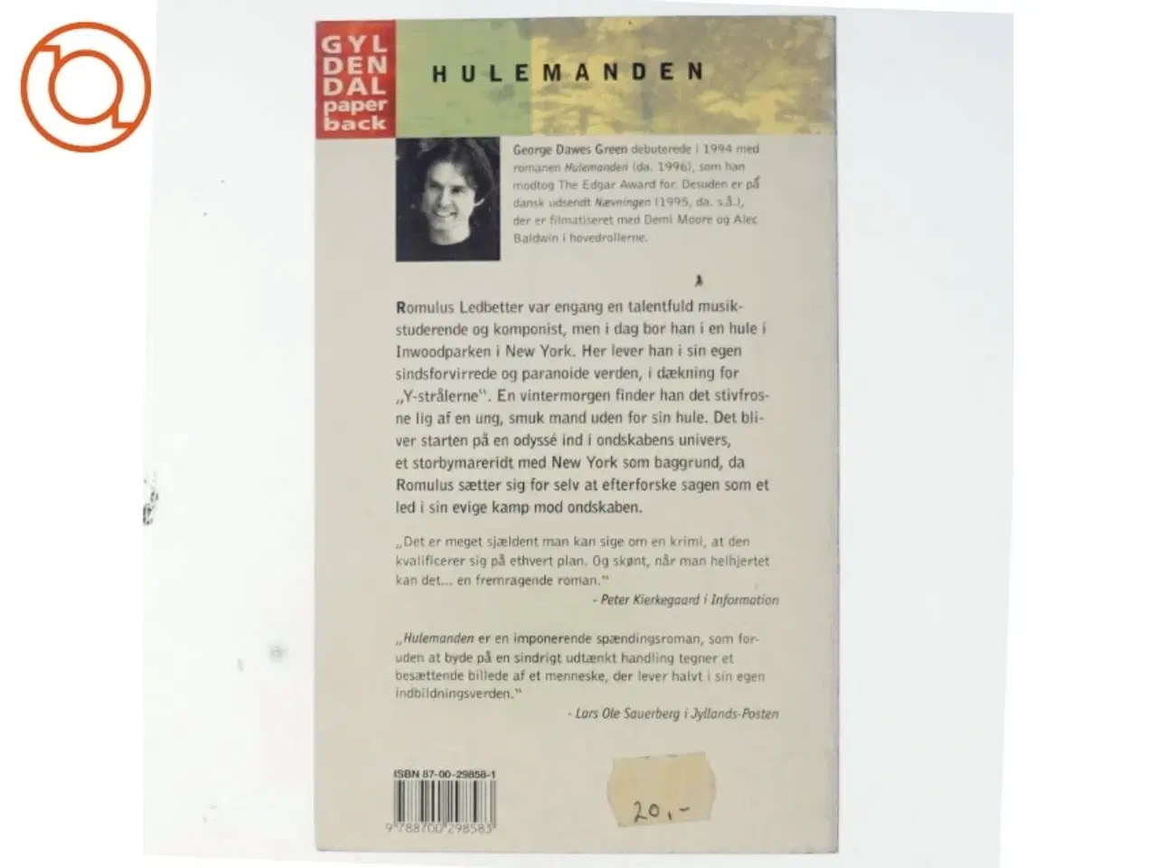 Billede 3 - Hulemanden af George Dawes Green (Bog)