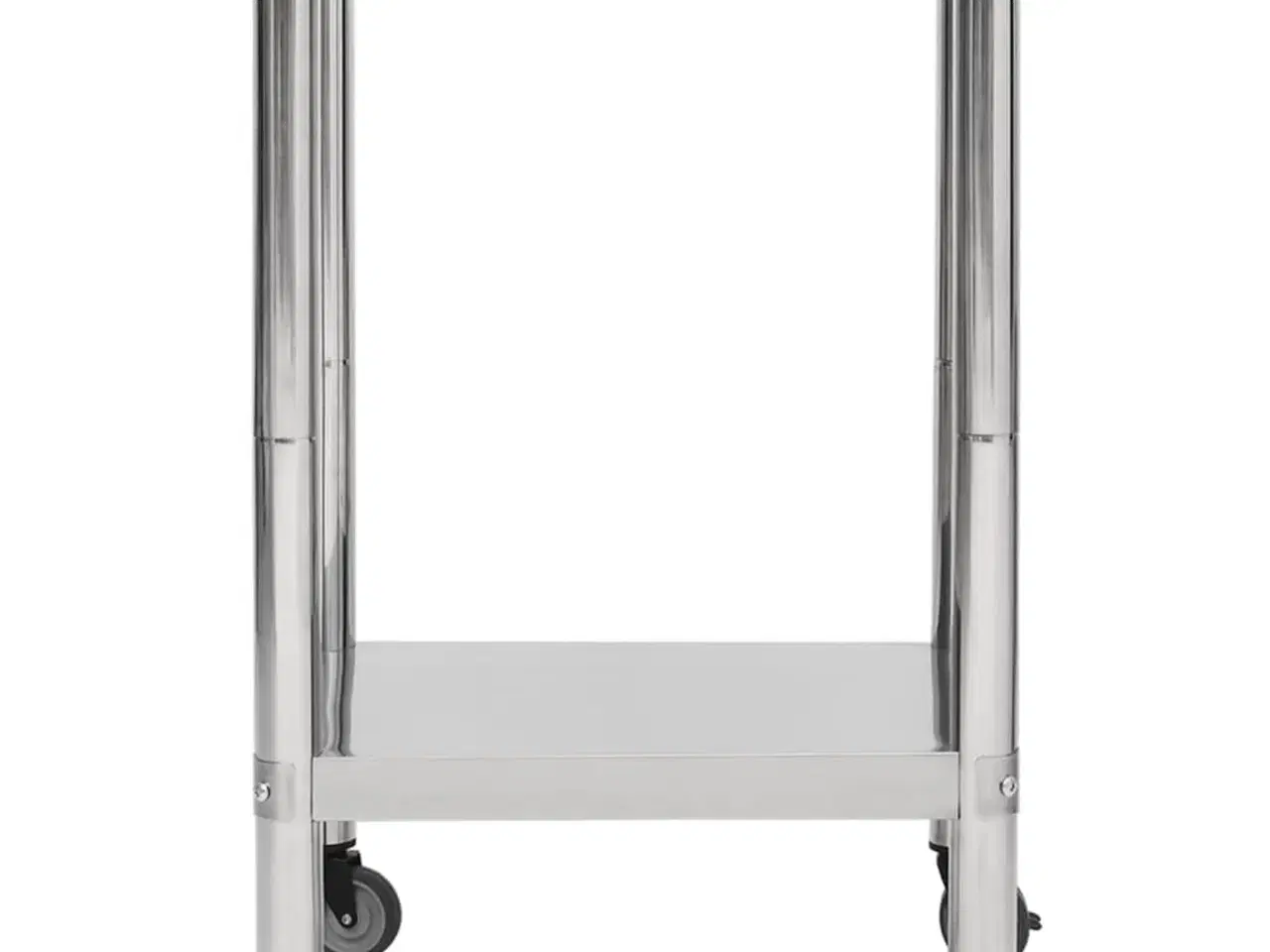 Billede 3 - Arbejdsbord med hjul til køkken 60x45x85 cm rustfrit stål