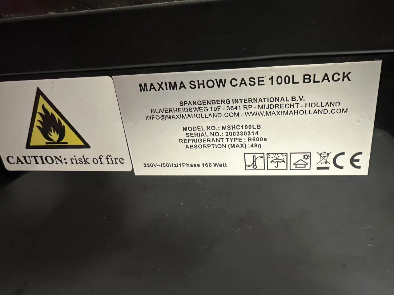 Billede 4 - Maxima Show Case 100L kølemontre med kapacitet på 