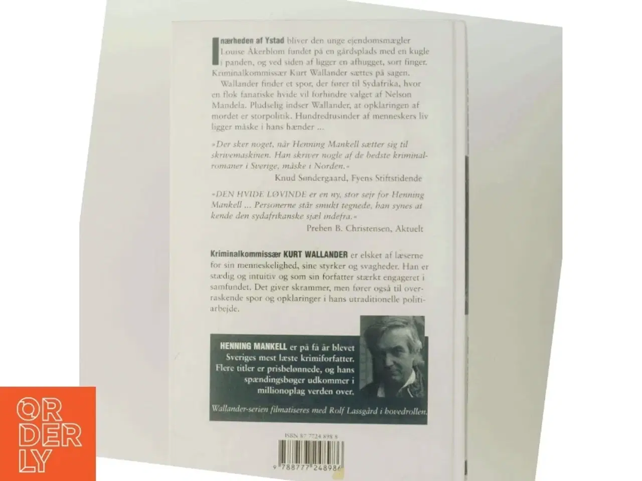 Billede 3 - Den hvide løvinde af Henning Mankell (Bog)