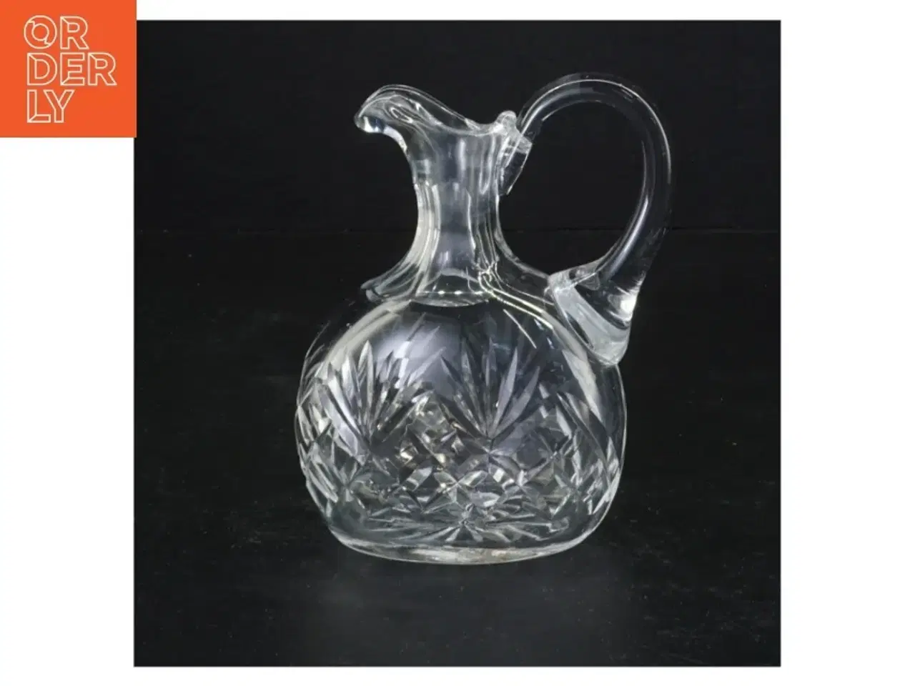 Billede 2 - Karaffel Krystal karaffel med glas prop (str. 15 x 9 cm)