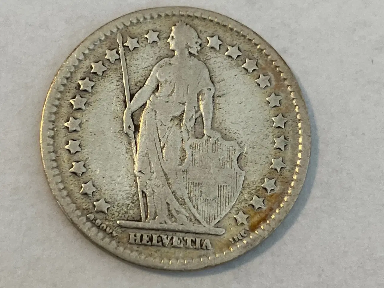 Billede 2 - 1 Franc Switzerland 1911