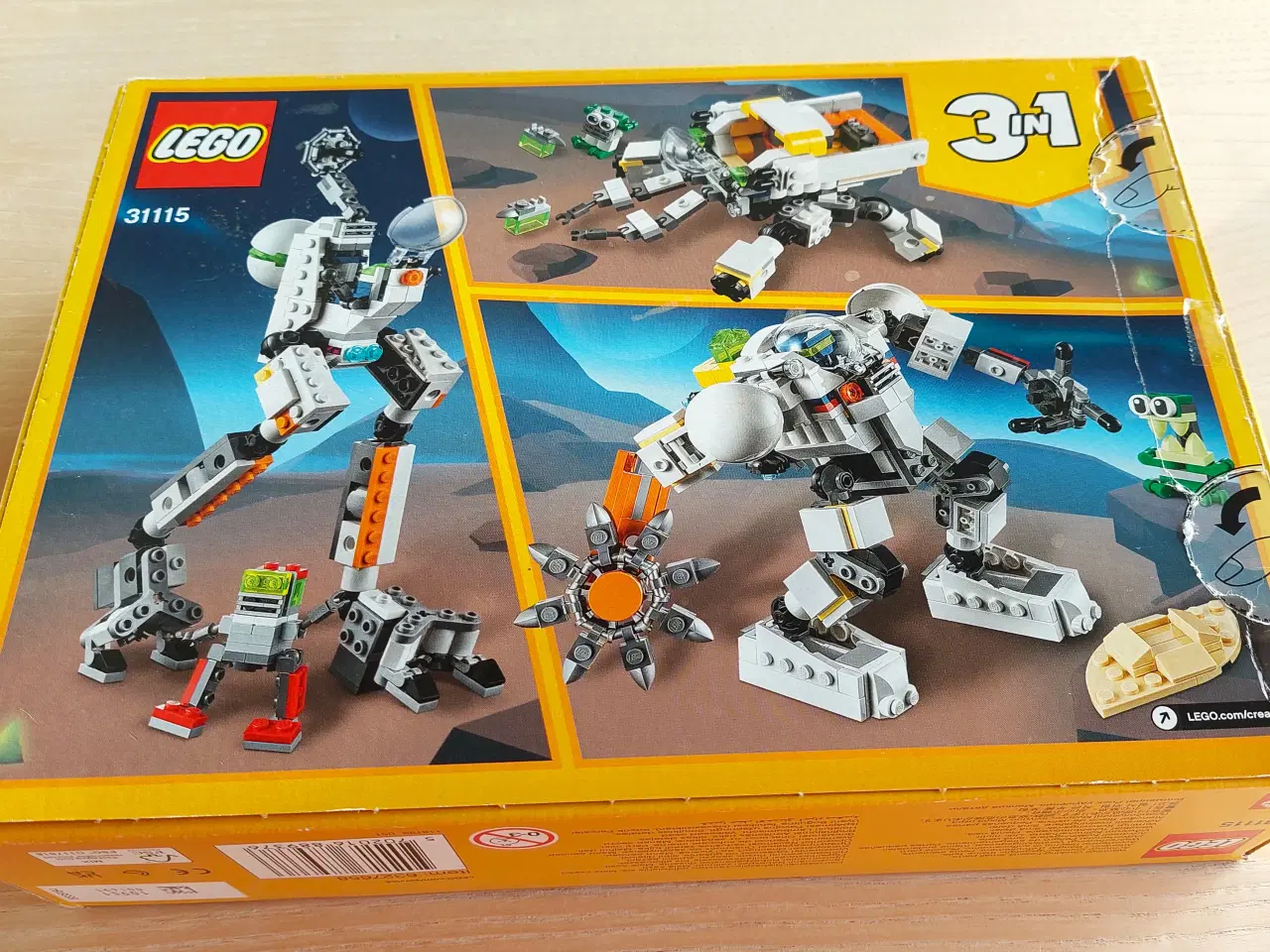 Billede 2 - LEGO Creator - Rum-minerobot 31115