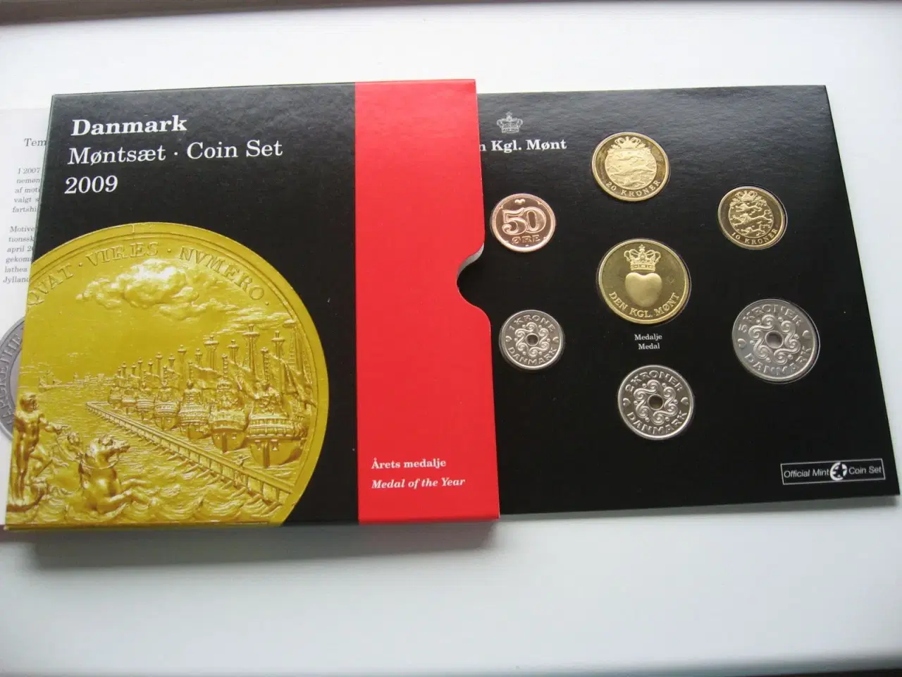 Billede 1 - KGL Møntsæt 2000,2009,PR SÆT