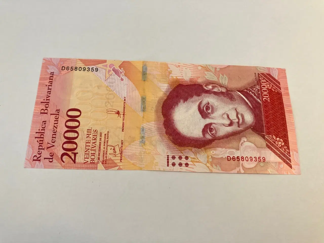 Billede 1 - 20000 Bolivares Venezuela
