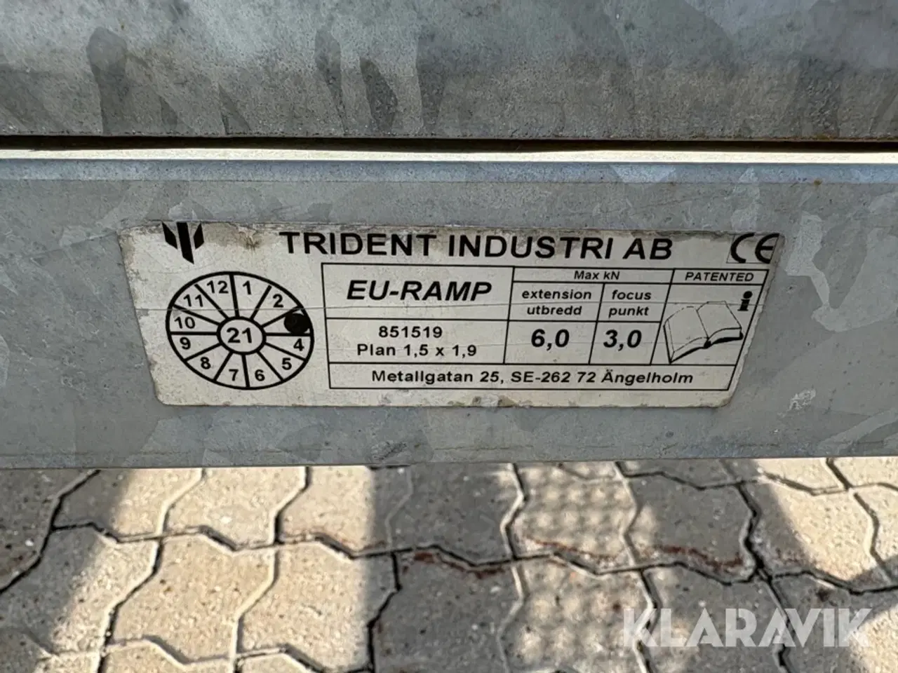 Billede 5 - Platform med trappe Trident
