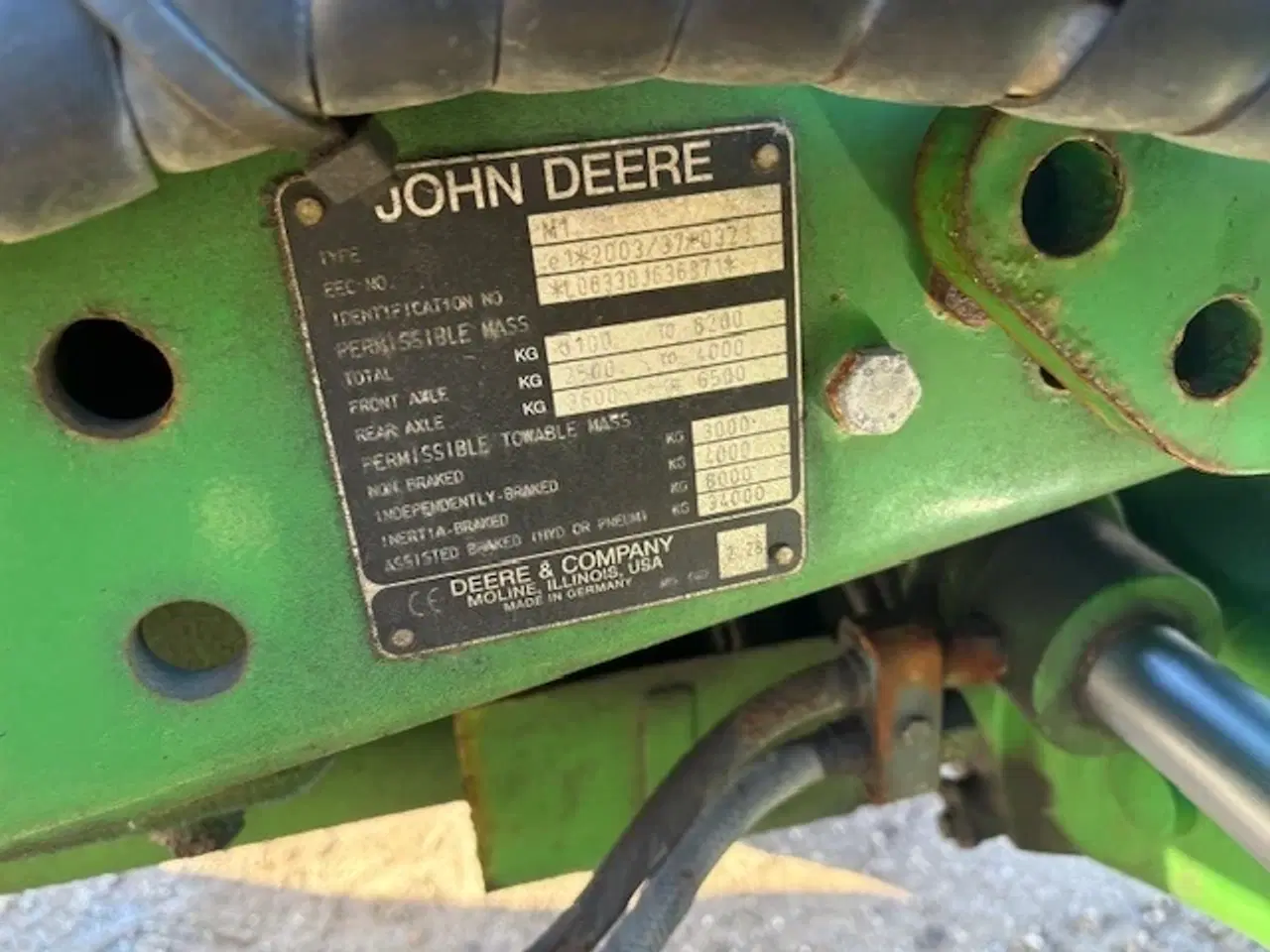 Billede 7 - John Deere 6330 KUN 4200 TIMER, FRONTLIFT, LUFTANLÆG