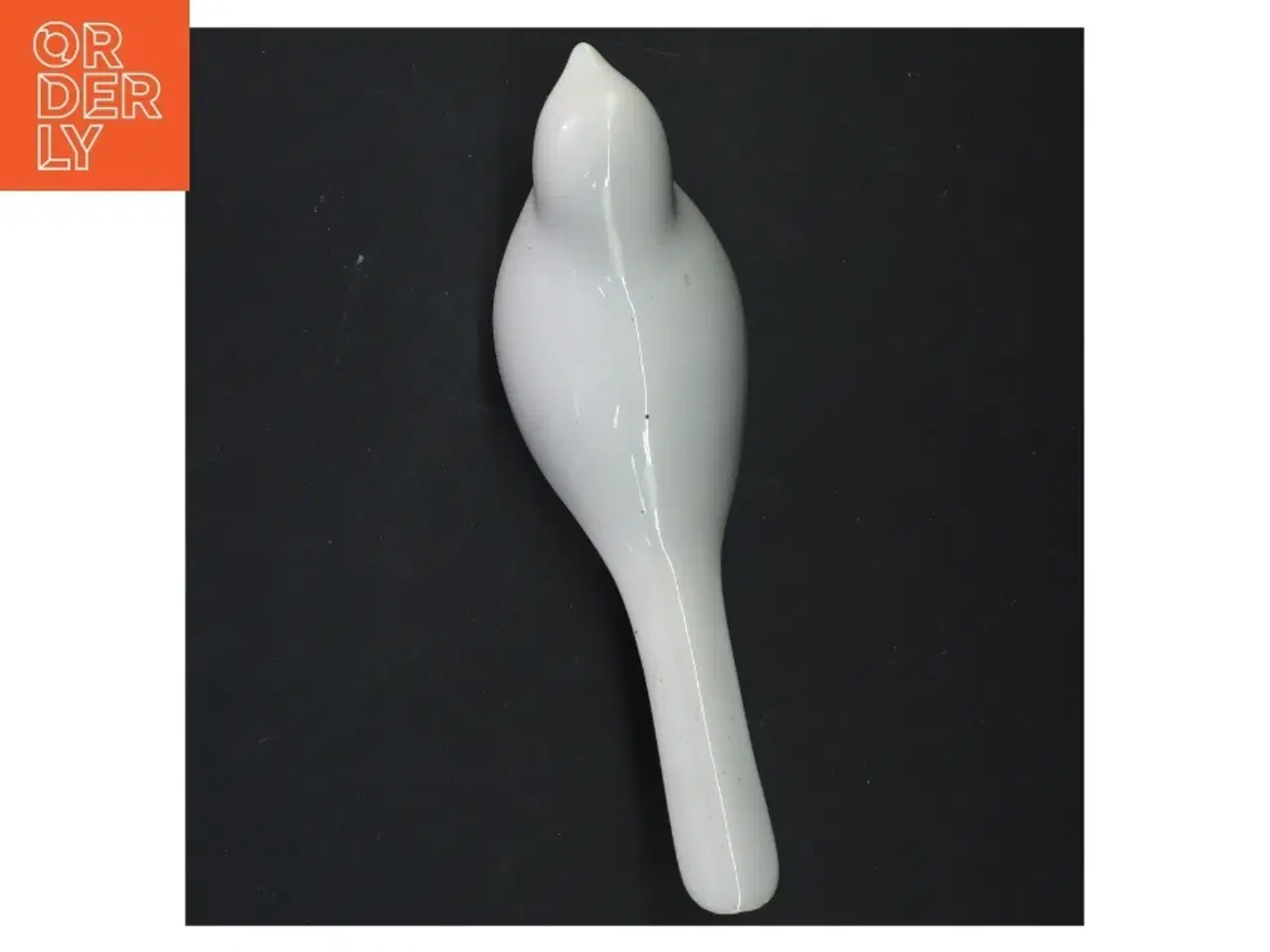 Billede 3 - Hvid fugl figur (str. 21x9 cm)