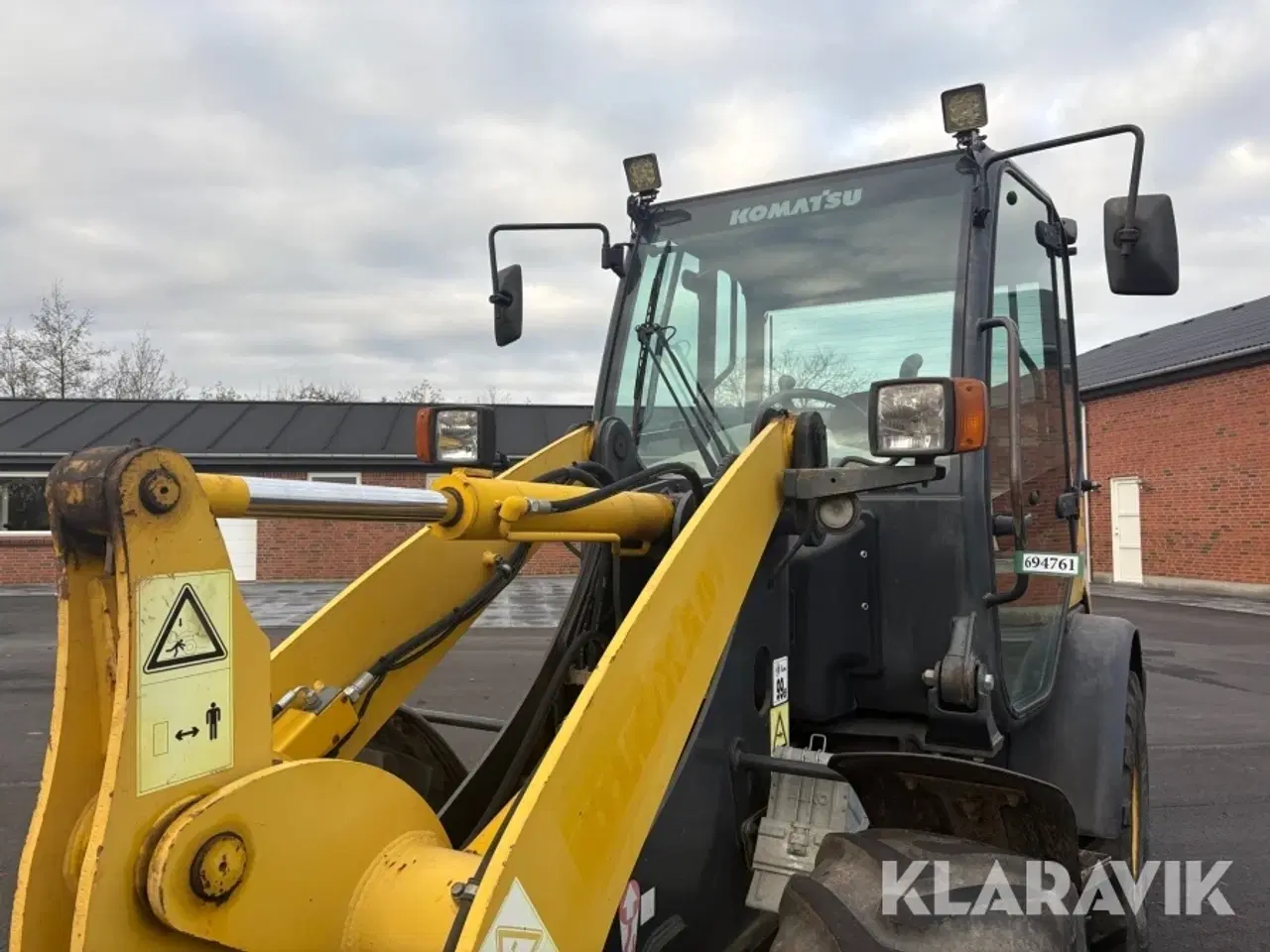 Billede 11 - Minilæsser Komatsu Hanomag WA70-5