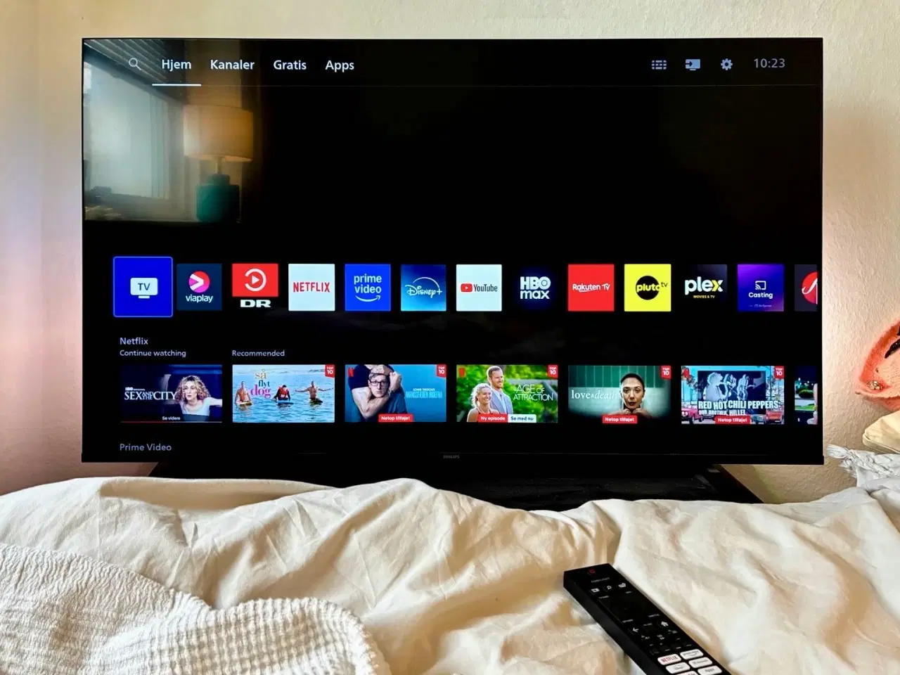 Billede 1 - Philips 50” Ambilight 4K Smart TV – som nyt (2025)