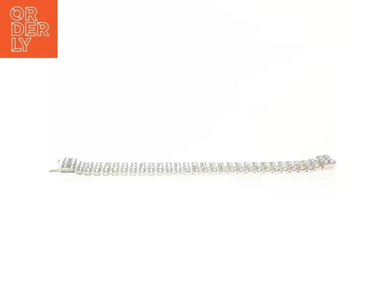 Billede 3 - Tennisarmbånd med simulerede diamanter (str. Kæde 19 x en komma 3 sådan cm)