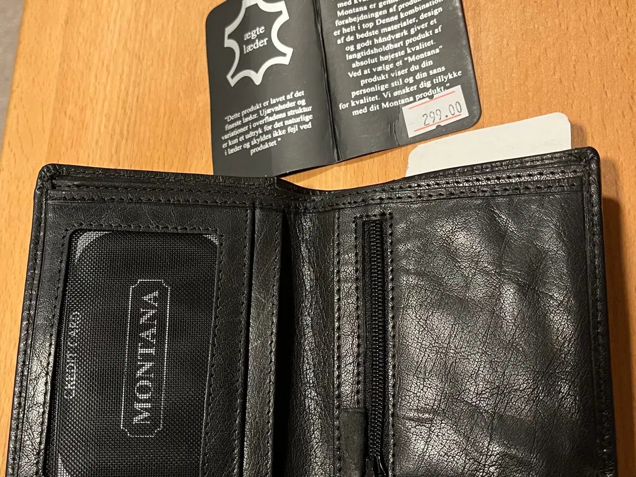 Billede 3 - “Montana” sort læderpung