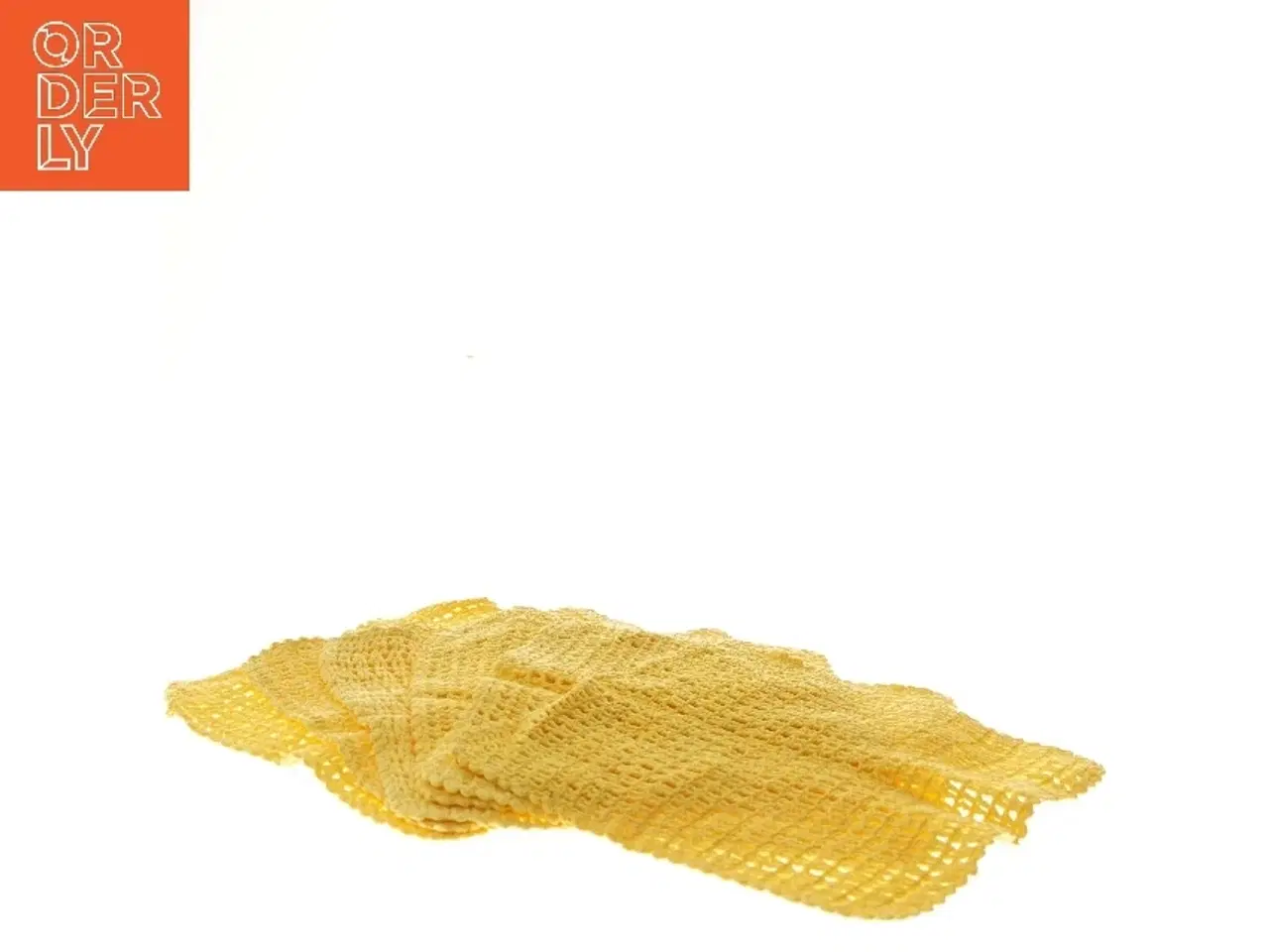 Billede 2 - Gule rengøringsklude (str. 6 styk, ca. 25x23 cm)