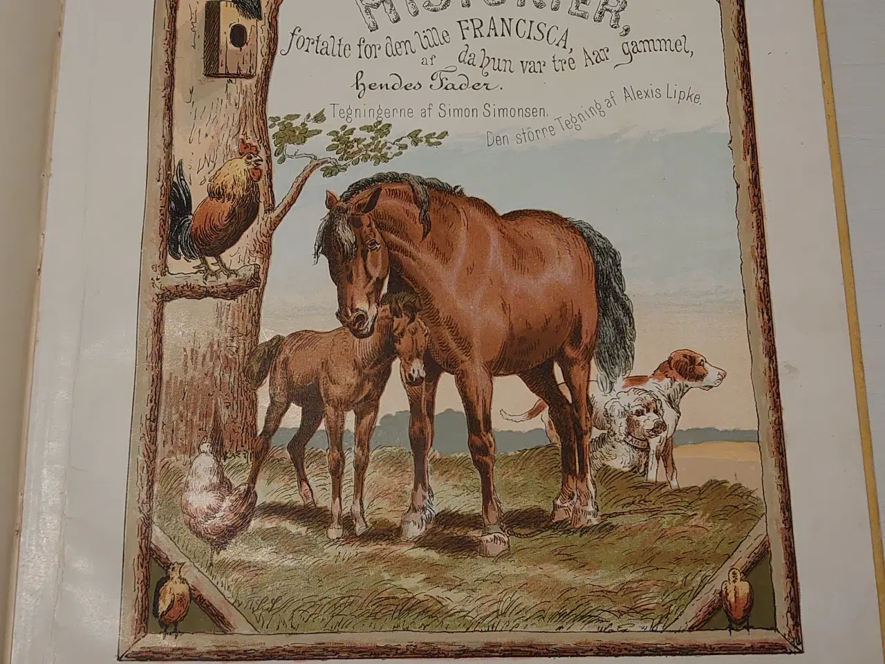 Billede 3 - E.F.Sielle: Hønemo´er kjører i Skoven. 1876.