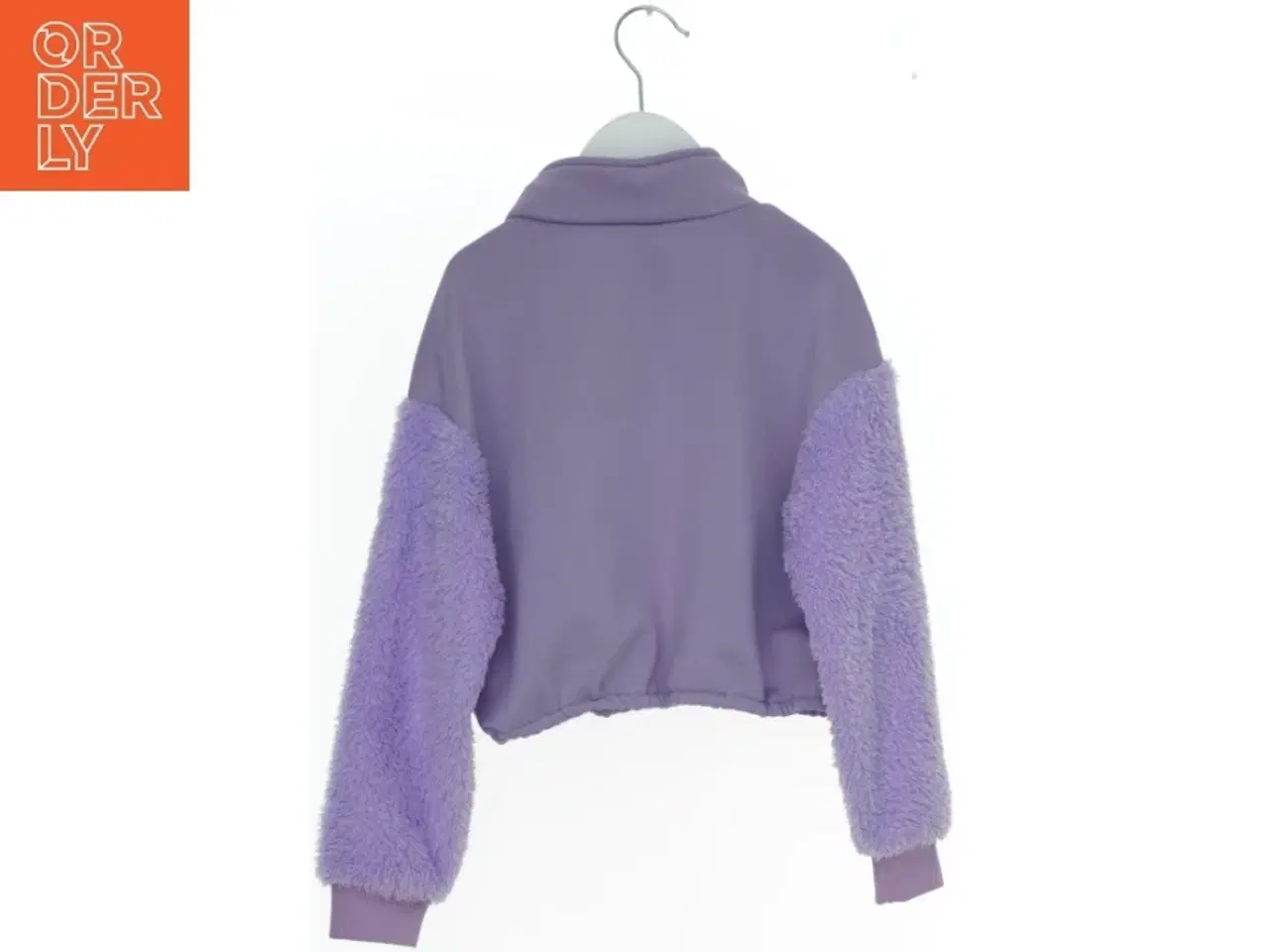 Billede 2 - Lilla trøje med teddyærmer fra SHEIN  (str. 122)