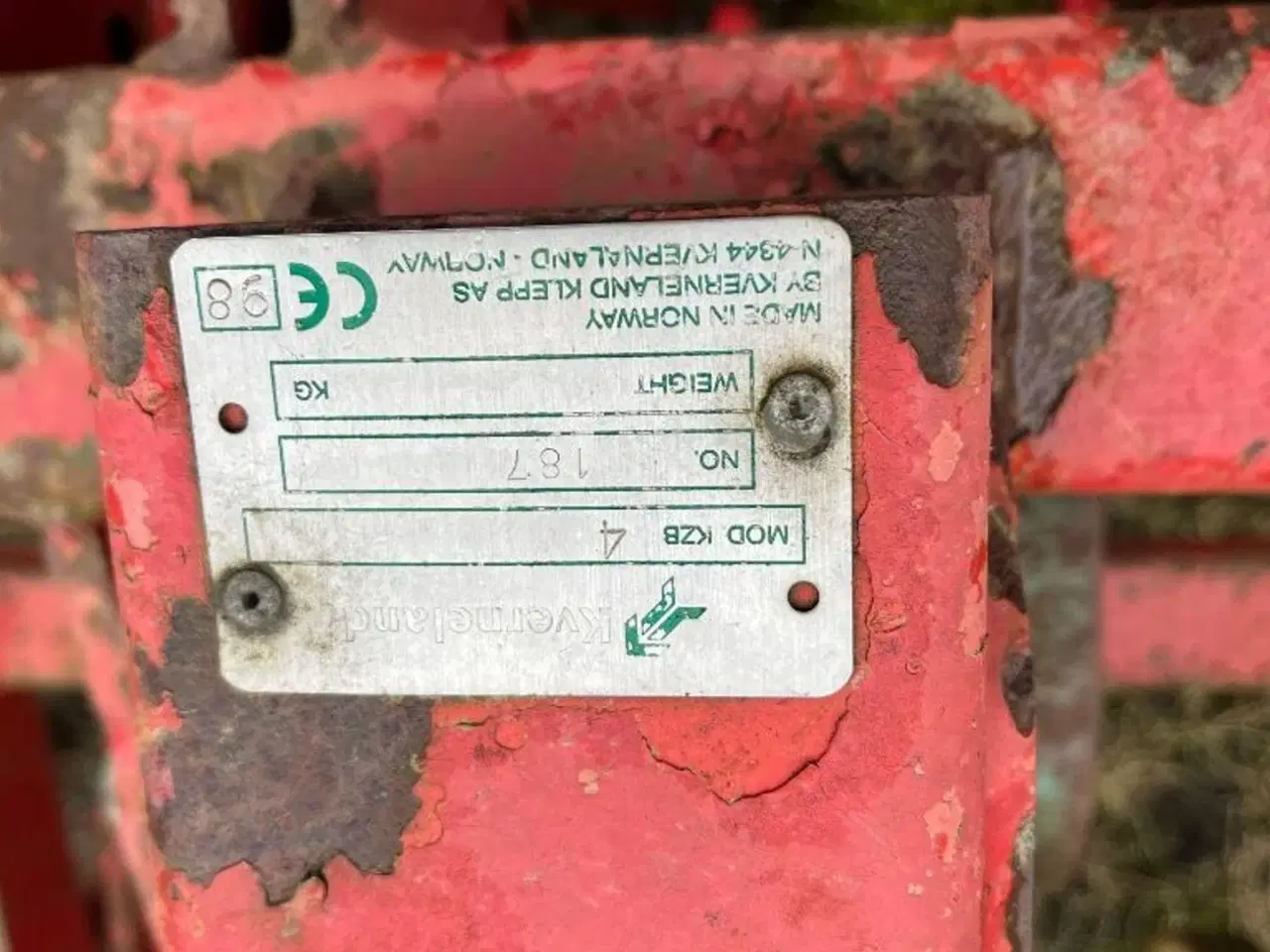 Billede 4 - Kverneland KZB 4 m