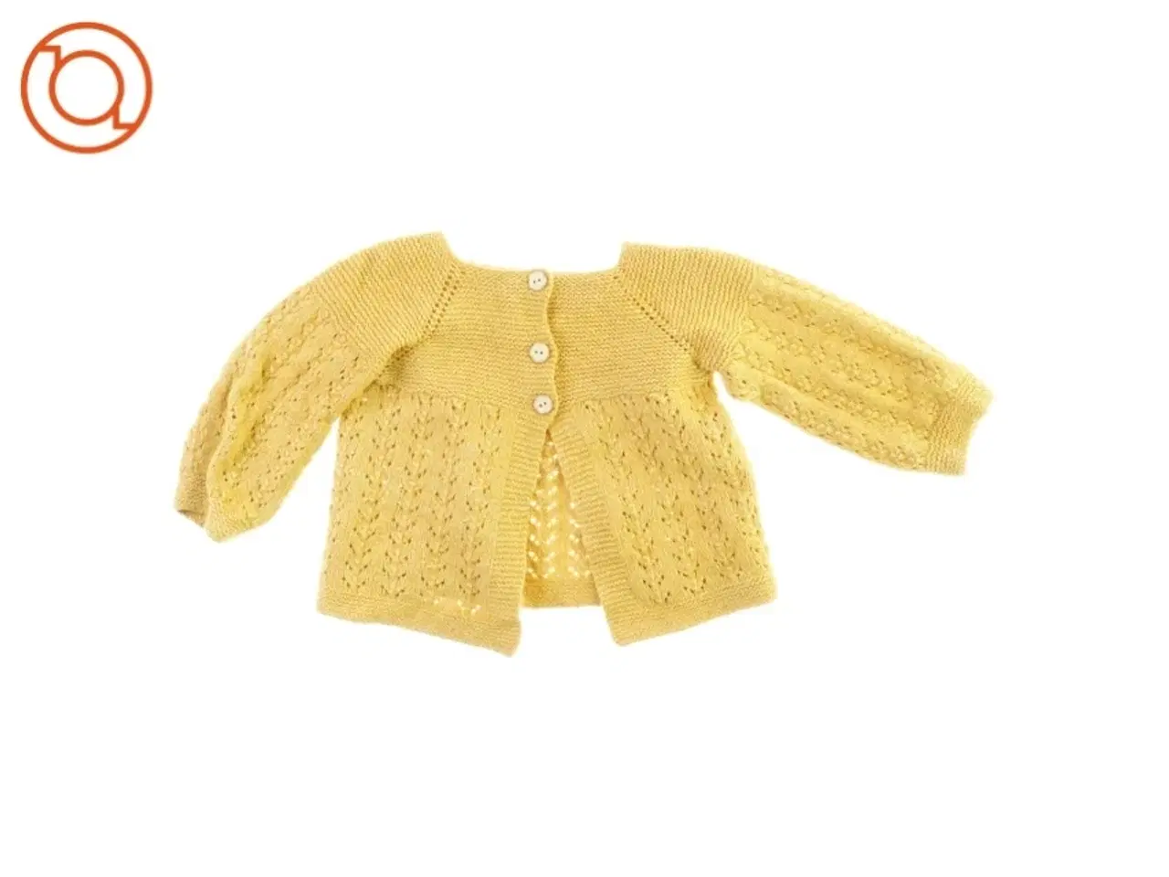 Billede 1 - Håndstrikket cardigan (str. 30 x 30 x 32 cm)