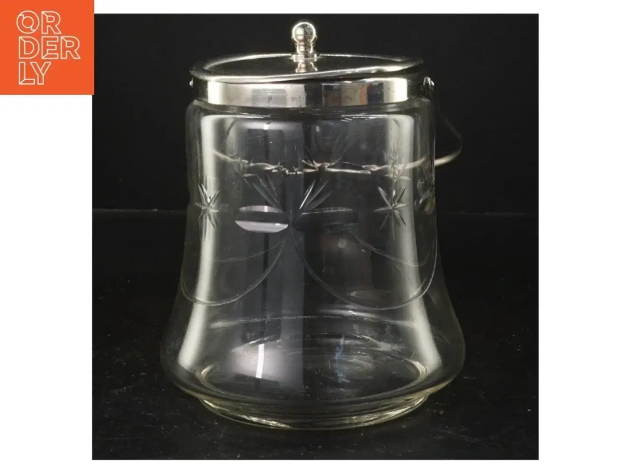 Billede 1 - Glasskrukke med låg (str. 15 cm)