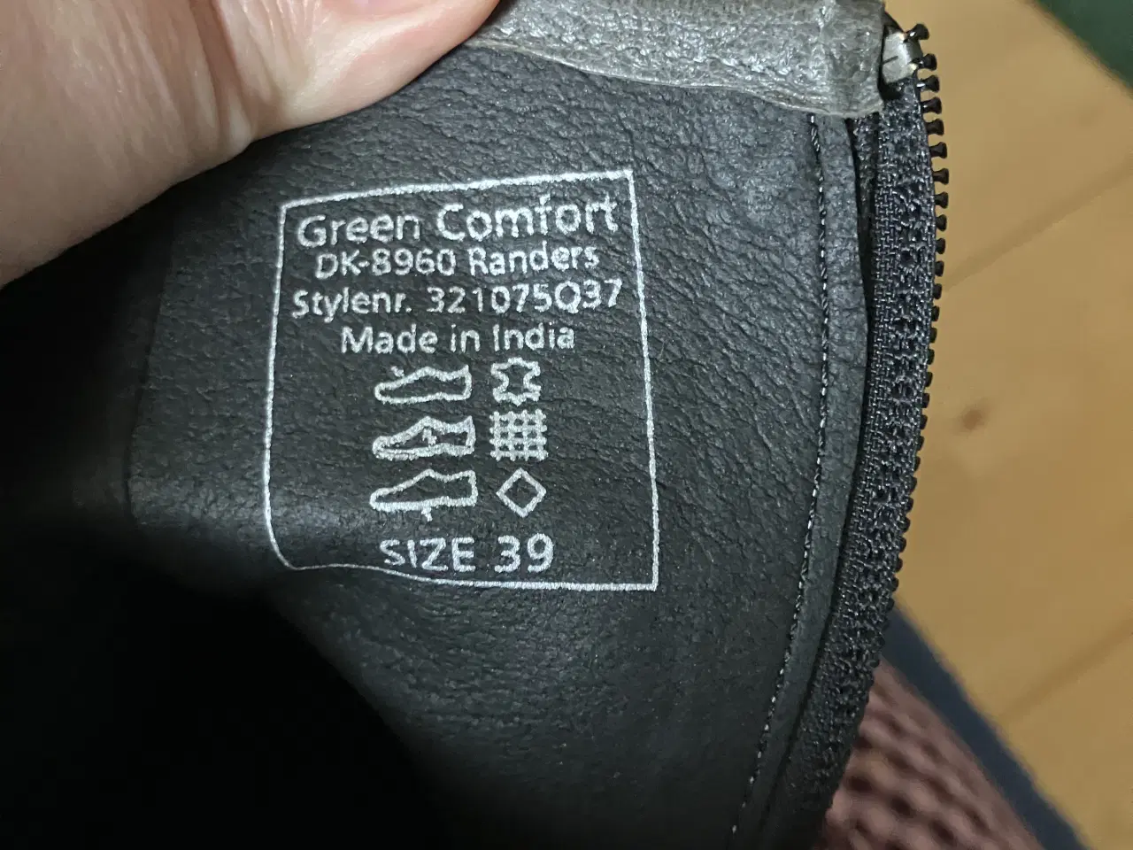 Billede 7 - Green Comfort damestøvle/ grå læder