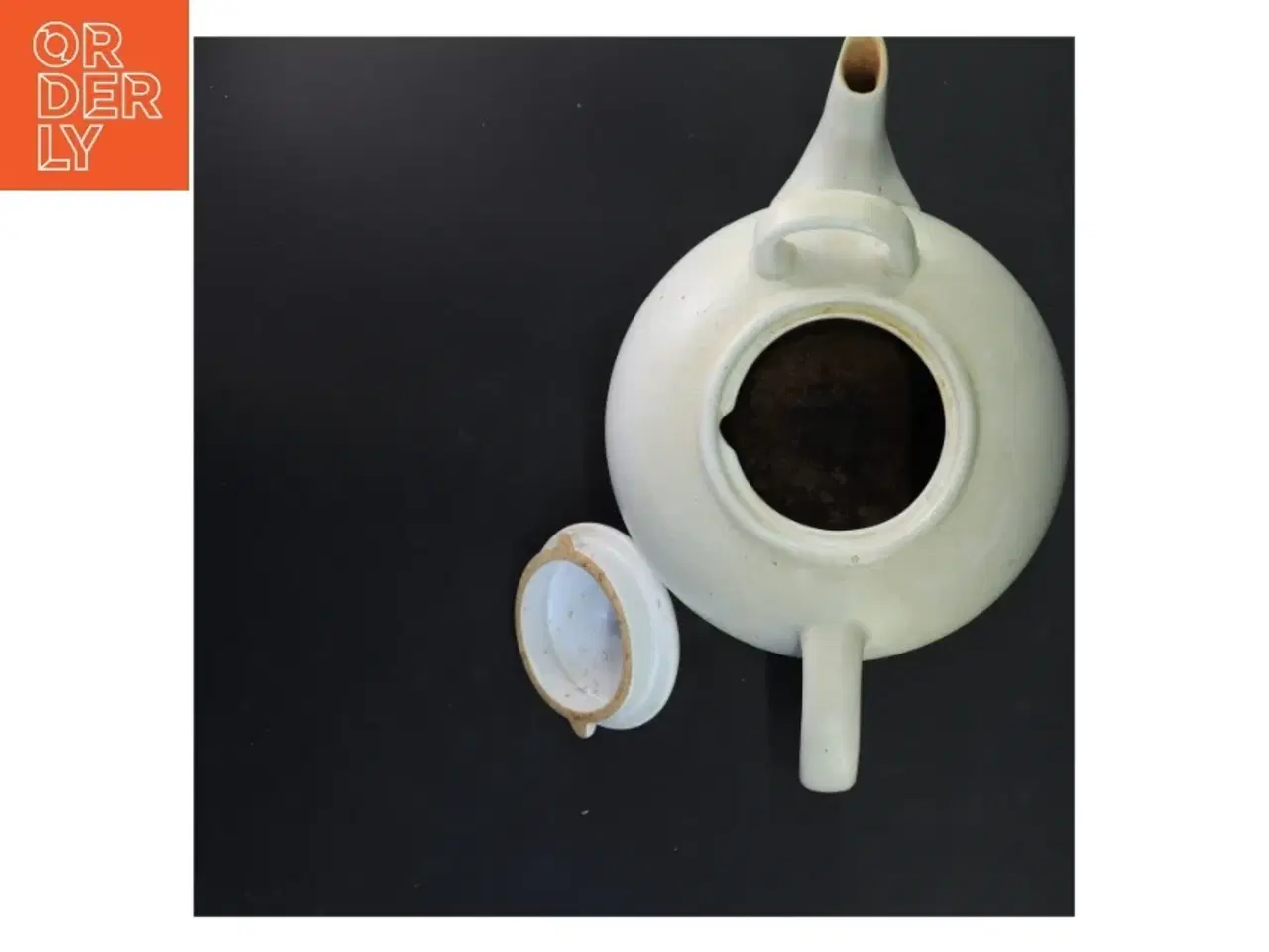 Billede 5 - Hvid porcelæn tekande (str. 32x17x21 cm)