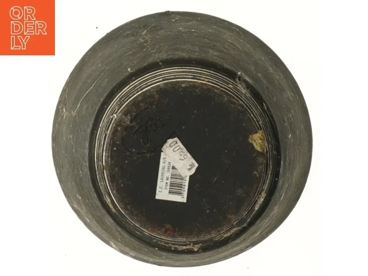 Billede 4 - Sort vase med ringe (str. 17 cm)