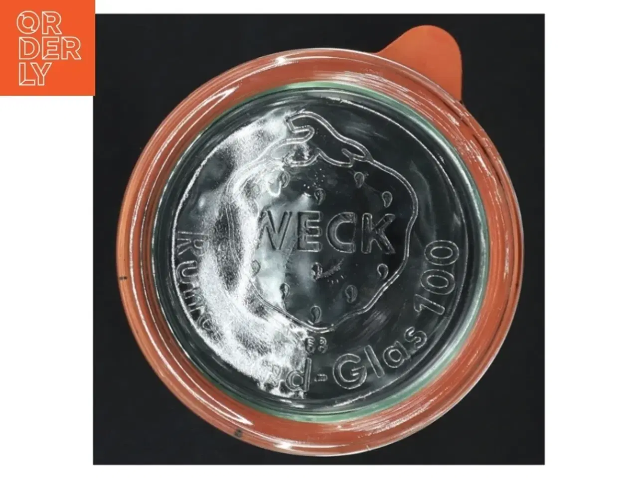 Billede 2 - Weck glaskrukke med gummiring og glaslåg fra Weck (str. 15 x ø 10,5 cm)