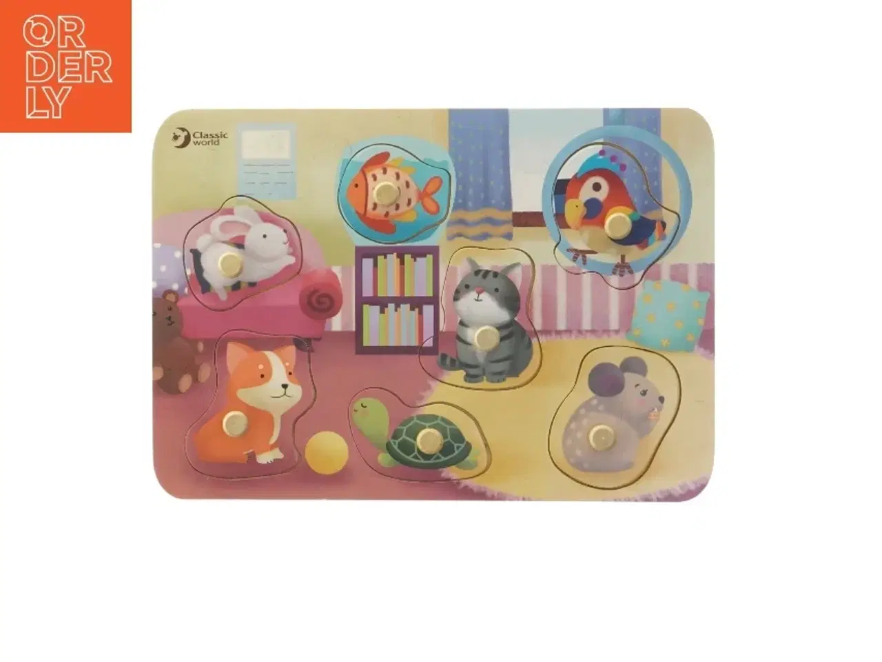 Billede 1 - Træpuslespil til børn fra Classic World (str. 30x21 cm)