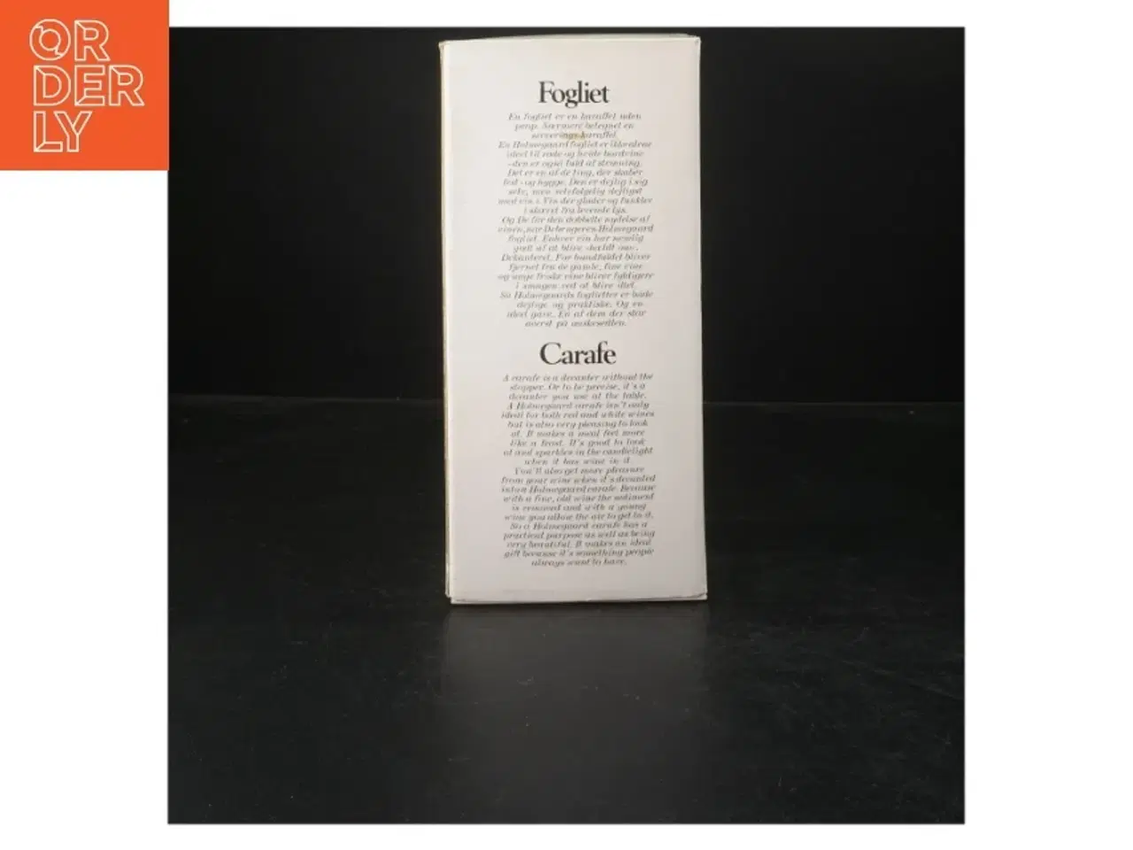 Billede 2 - Holmegaard karaffel (str. 25 cm) fra Holmegaard