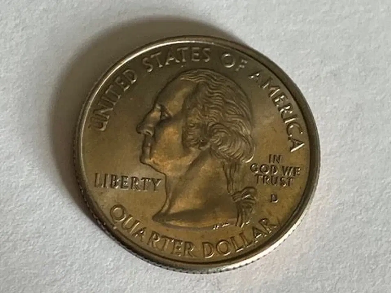 Billede 2 - Quarter Dollar 2000 Massachusetts USA