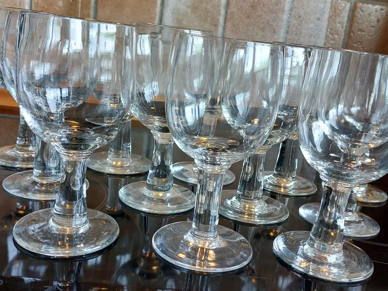 Billede 1 - 12 Antikke HOLMEGAARD RØDVIN GLAS  kat. år 1923