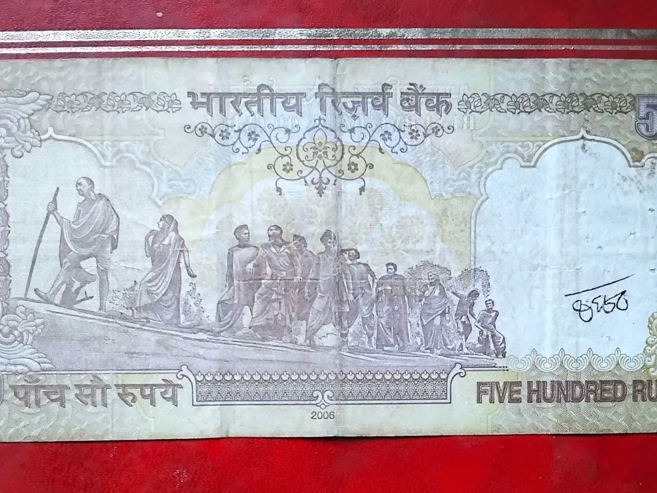 Billede 2 - INDIA INDIEN 500 RUPEES 2006 & 2008 Mahatma Gandhi