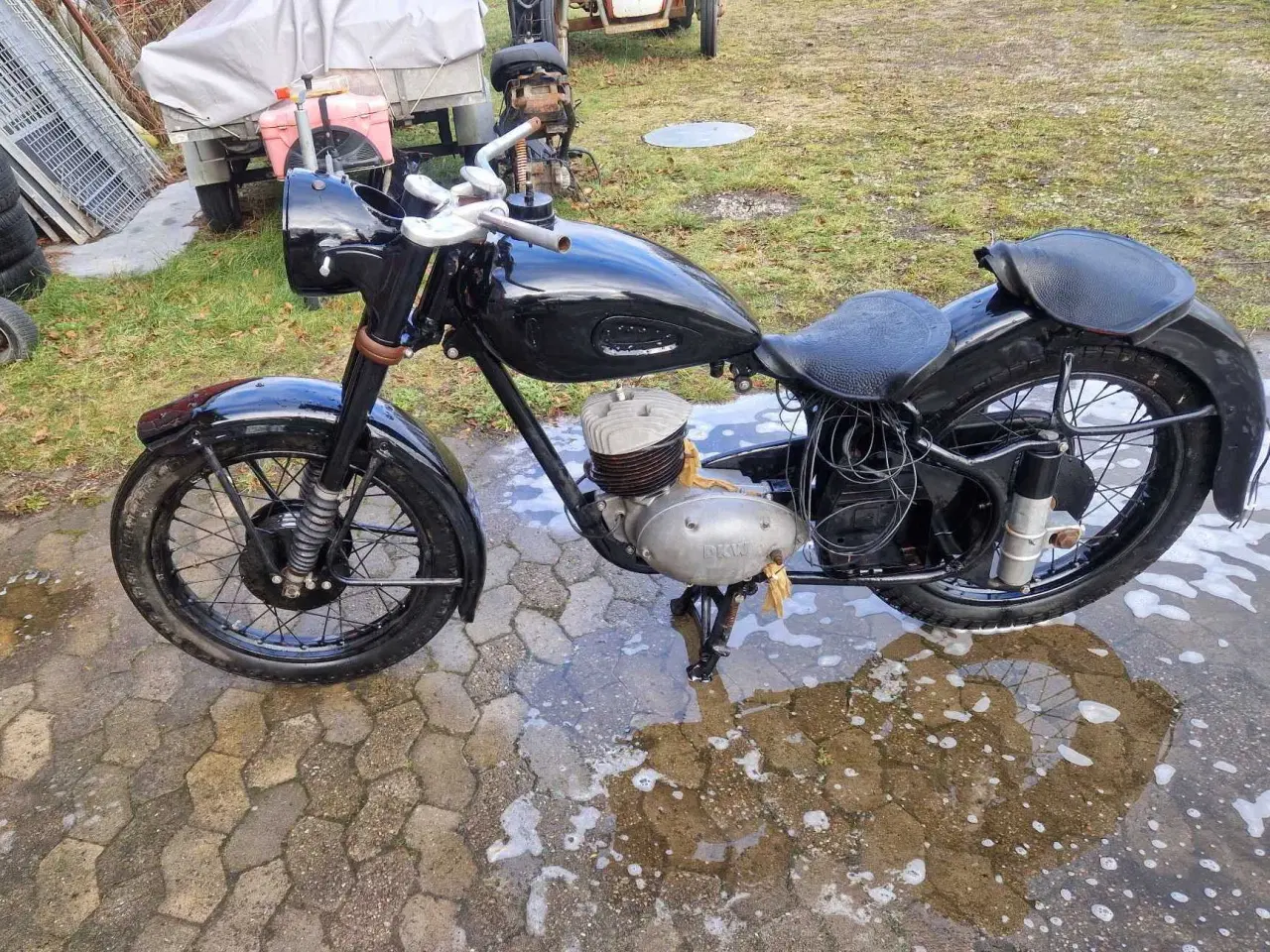 Billede 1 - DKW RT 250/2 Baujahr 1954 komplet skal samles