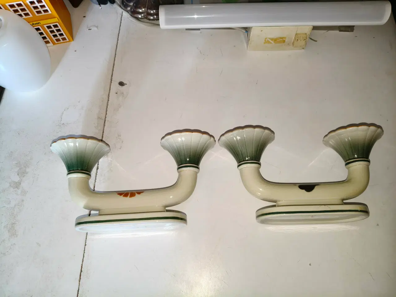 Billede 4 - 2 super flotte lysestager fra aluminia 