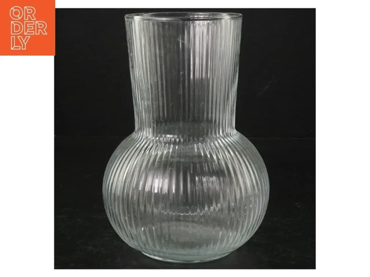 Billede 1 - Glasvase (str. H. 17 cm)