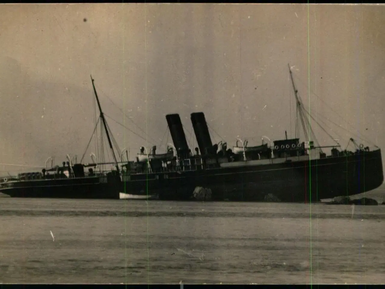 Billede 1 - Grundstødning - Fotokort u/n - Ubrugt