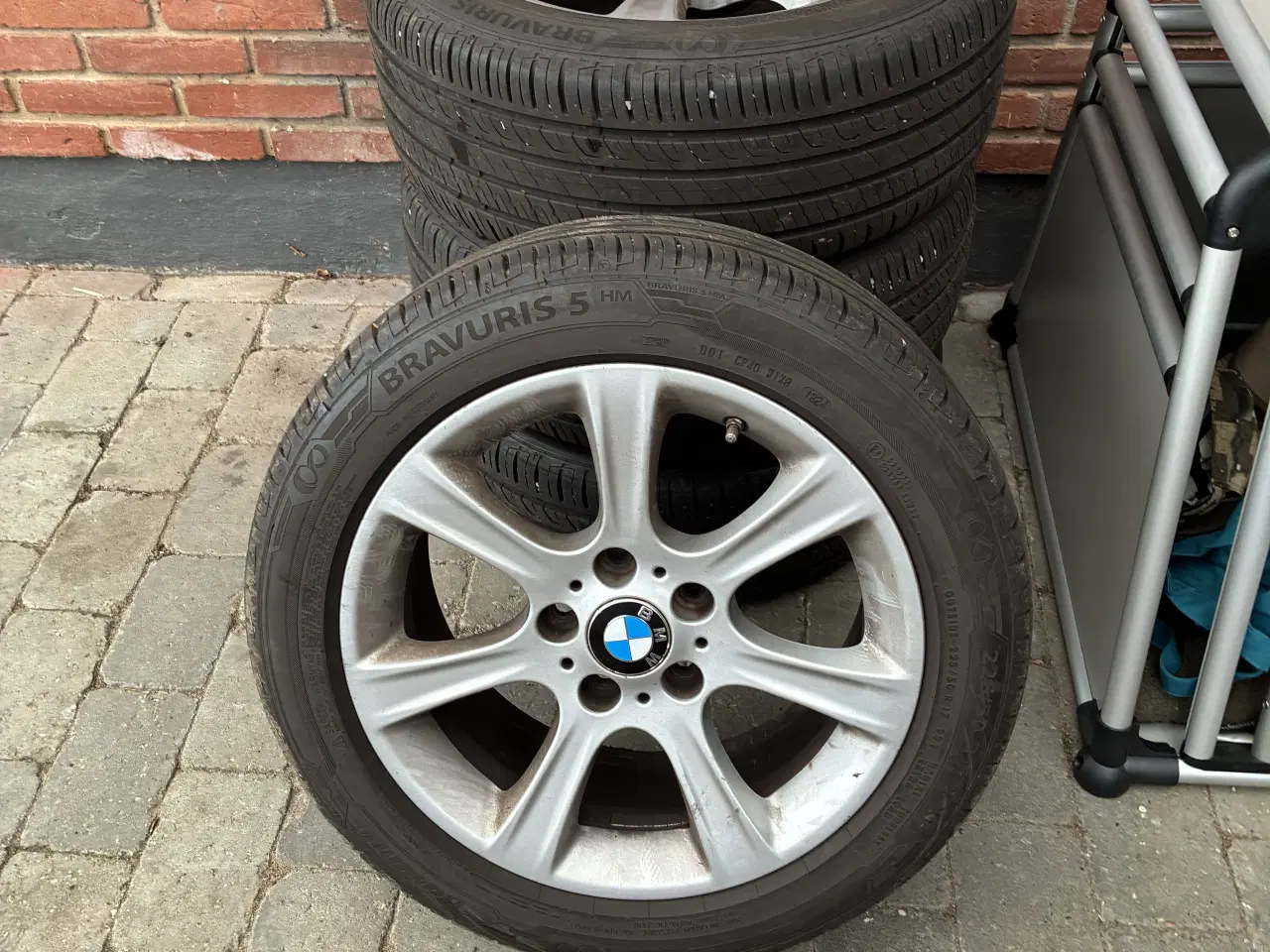 Billede 1 - BMW 17 “ Alufælge med Dæk