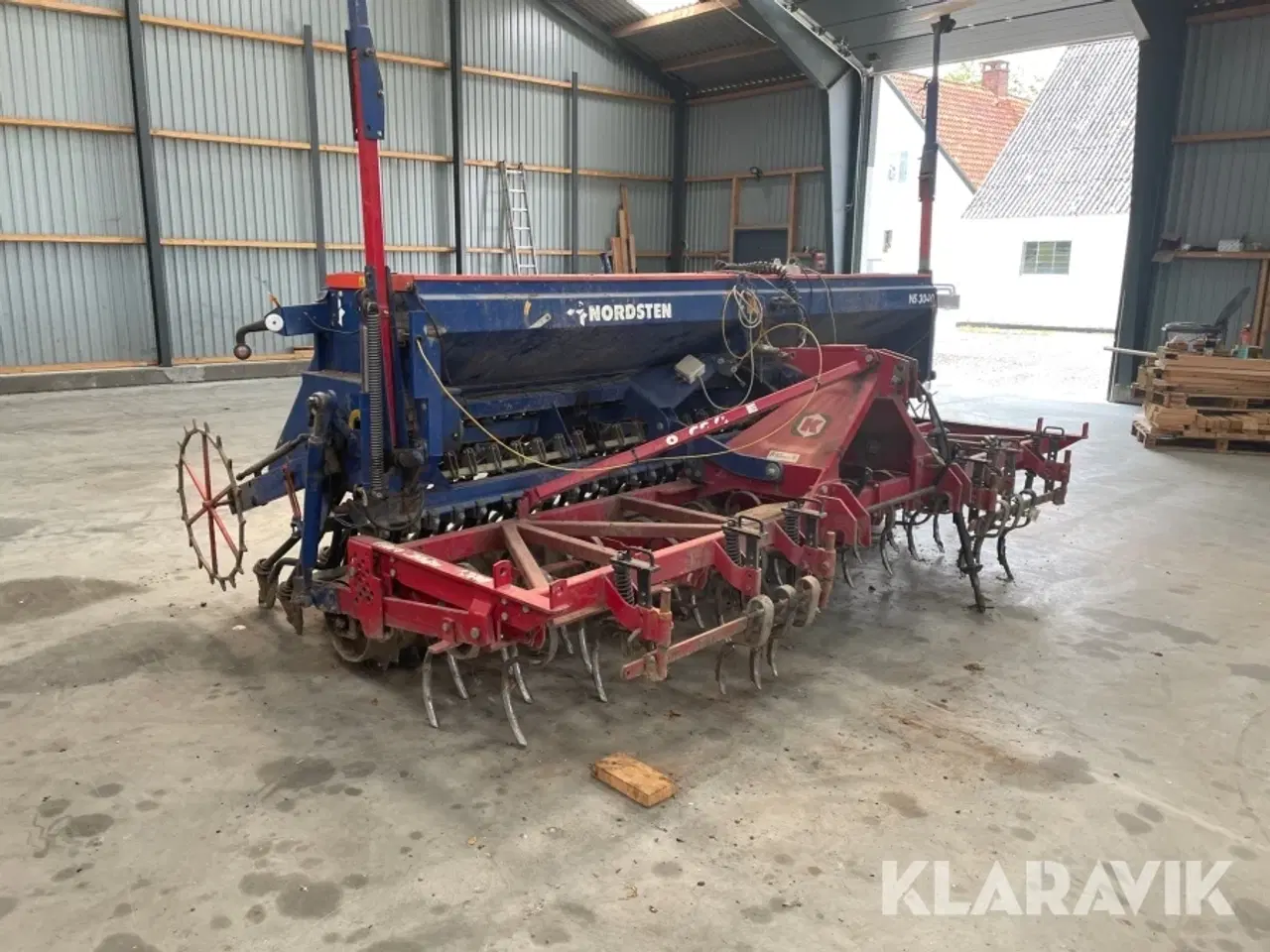 Billede 5 - Såmaskine Nordsten NS 3040 – med efterharve NORDSTEN NA 3040