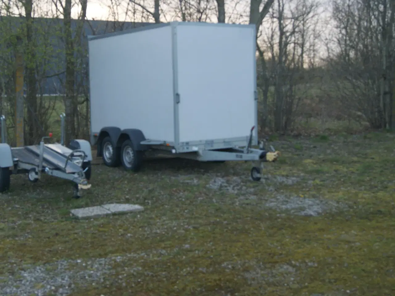 Billede 1 - Flytte trailer m. bagdøre  udlejes. 6270 Tønder. 