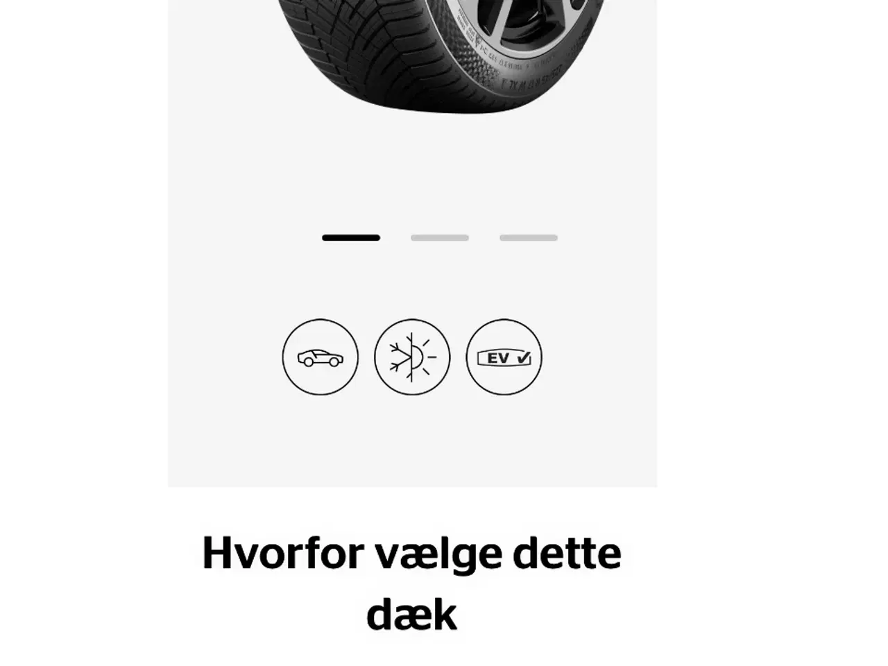 Billede 3 - Continental Allseason contact2 helårsdæk nye