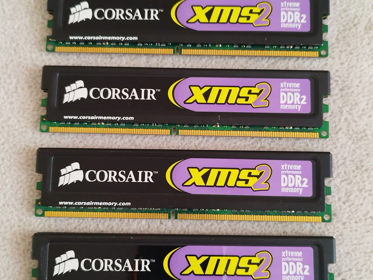 Billede 1 - 4 x 1 GB Corsair xms2 DDR2 Ram-blokke