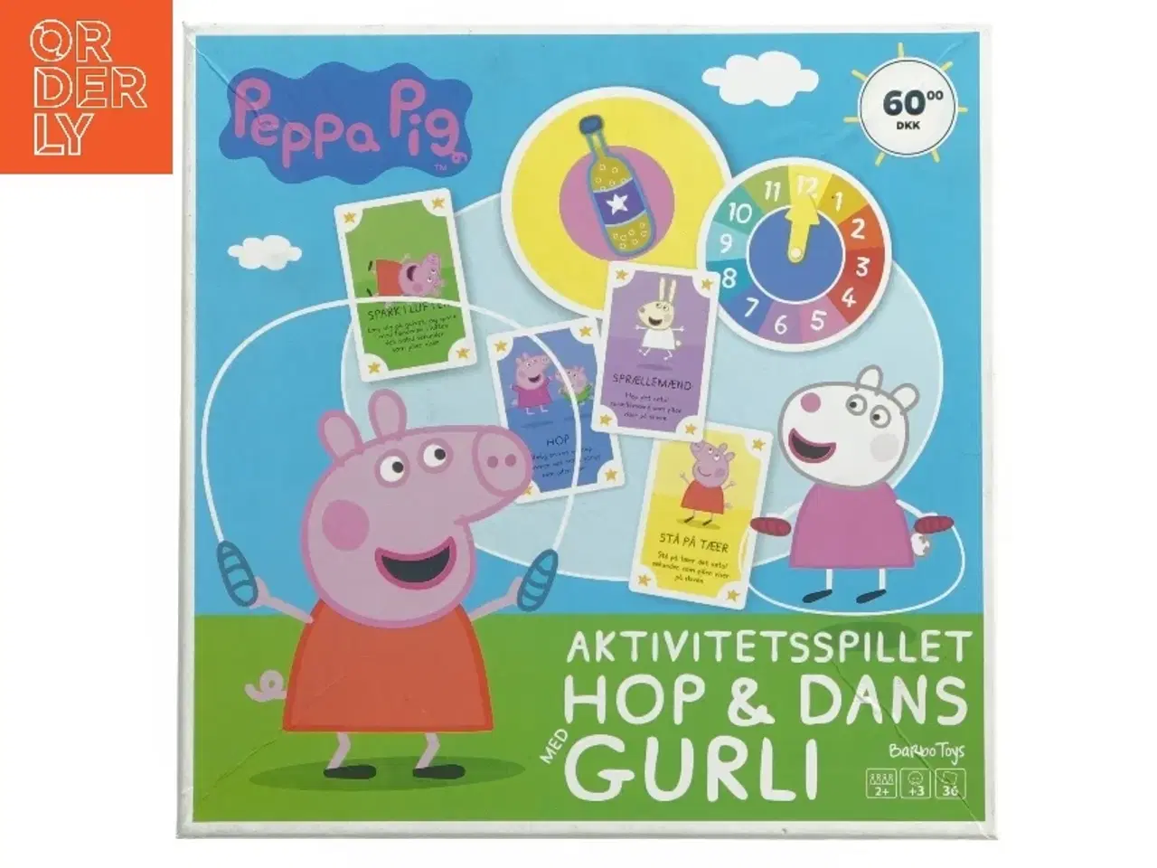 Billede 1 - Peppa Pig aktivitetsspil fra Gurli Gris (str. 25x25 cm)