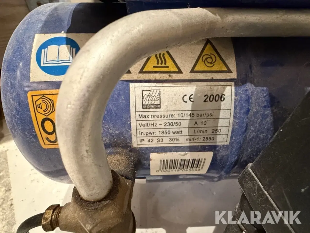 Billede 8 - Fini Plus Kompressor Fini Air Compressors HP 2.5 Peak / ca. 1,85 kW